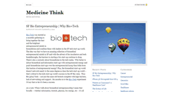 Desktop Screenshot of medicinethink.com